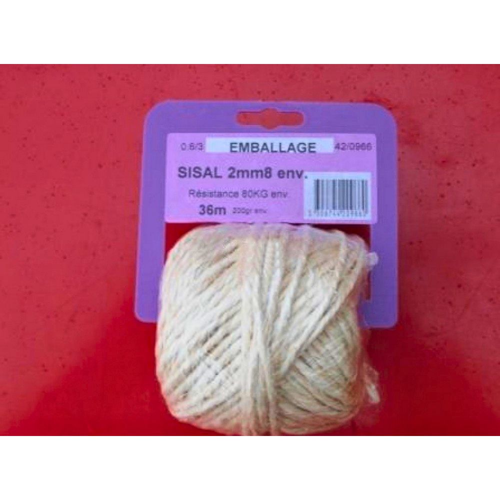 FICELLE SISAL 6/3 200 GR